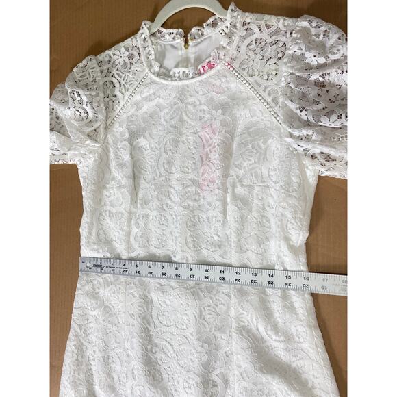 NWT LILLY PULITZER DRESS 8 WHITE BRIDE BRIDAL WEDDING LACE - Picture 13 of 15